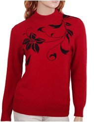 紅色 - 鄂爾朗琪 / 毛衣、針織衫 / 女裝 - 服飾箱包 - 亞馬遜